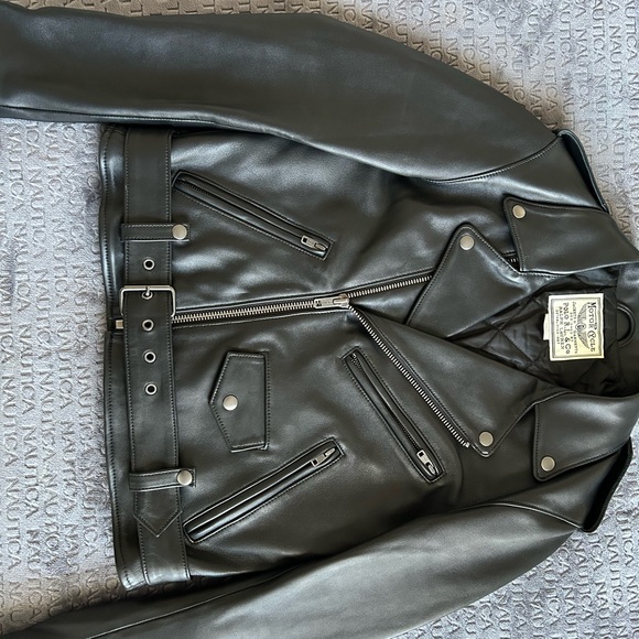 Polo Ralph Lauren Black Leather Moto Jacket – Women’s M (Worn Twice, Like New) - Picture 6 of 7